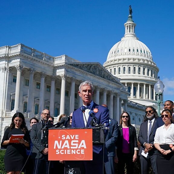 Bill nye save nasa science press conference
